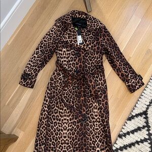 BCBGMaxazria leopard Print Coat